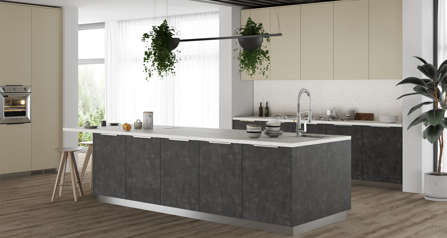 Soft Touch New Gray - Double sided 4' x 9' 3/4"